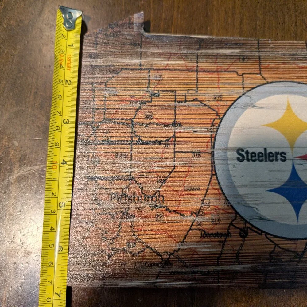 Pennsylvania Steelers Sign Wall Hanger